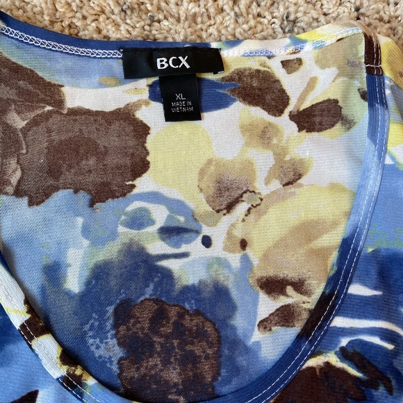 BCX Ruffle Tank Top SZ XL - Picture 3 of 6